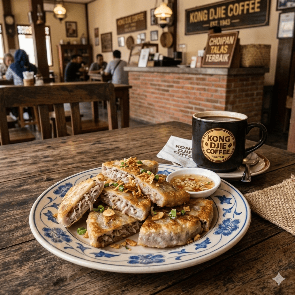 Choipan Talas Kedai Kopi Kong Djie